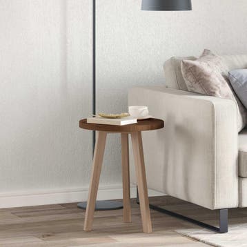 vidaXL Tafelblad Ø 40 x 2,5 cm Rond Massief Eikenhout, Verzenden