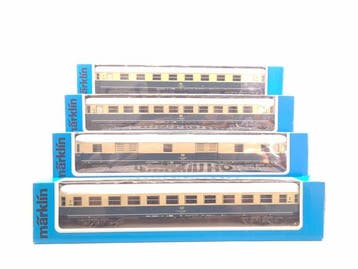 Märklin H0 - 4091/4092/4093 - Modeltrein personenwagen (4) -