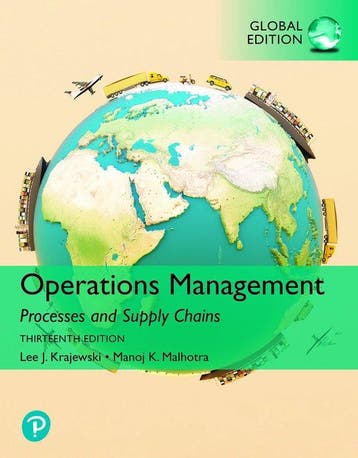 Operations Management: Processes and Supply Chains, Boeken, Verzenden, Zo goed als nieuw, Lee Krajewski