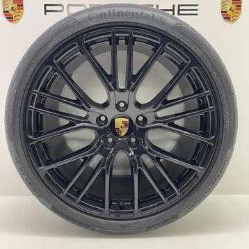 Porsche Panamera 971 21inch Exclusive Design Sport zwart, Auto-onderdelen, Banden en Velgen, Ophalen, Banden en Velgen, Nieuw