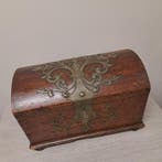 Opbergkoffer - Eik, Koper - koffer met sierstuk