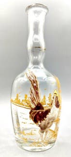 LEGRAS (1839-1916) - Vaas - Zeldzame solifloervaas met, Antiek en Kunst