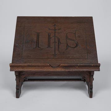 Missaalstandaard hout, neogotiek - Eik - 1850-1900