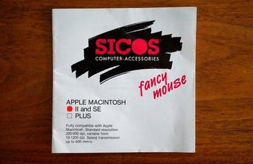 Apple Rare “Fancy Mouse” – Sicos Computer-Accessories – for