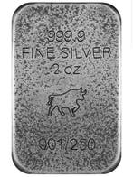 Monde. Silver bar ND Terminator + Fuchs, 2 Oz (.999)