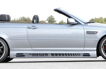 Rieger side skirt (175mm) | 3er E46: 02.98-12.01 (tot Faceli, Auto-onderdelen, Carrosserie, Verzenden, Nieuw, BMW
