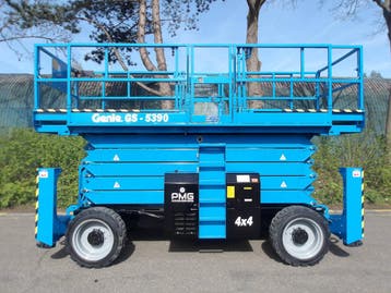 Veiling: Schaarhoogwerker Genie GS-5390RT 18.15m Diesel 2019, Ophalen