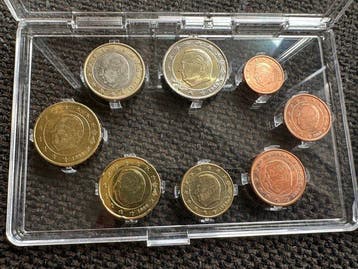 België. Series 1 Cent - 2 Euro 1999/2001 (3 series) (Zonder