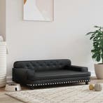 vidaXL Hondenmand 90x53x30 cm kunstleer zwart, Verzenden, Nieuw