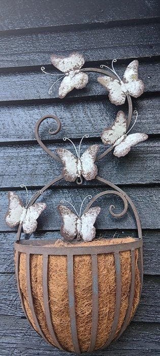 Decoratief ornament - Europa - hand gesmede bloembak