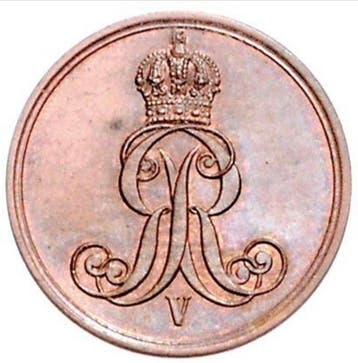 Hannover George V. Kreuzer 1861 - NGC MS61