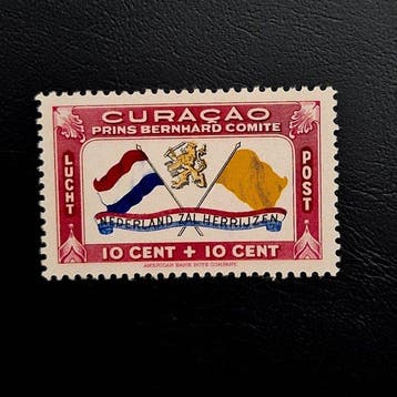 Curaçao 1945 - Complete serie Luchtpost Prins Bernhard