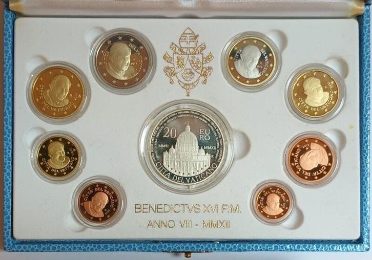 Coffrets Belle Epreuve Vatican Vatikan Kms Pp Euro 2012 G..., Timbres & Monnaies, Monnaies | Europe | Monnaies euro, Envoi