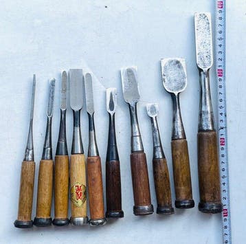 Werkgereedschap (11) - Japanse beitels
