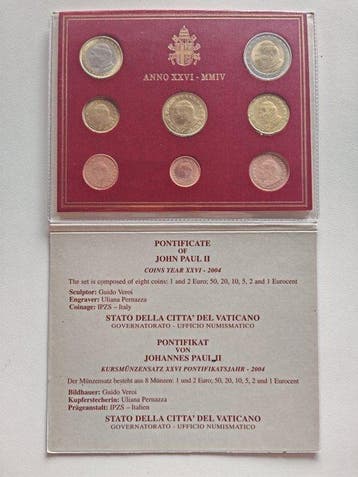 Vaticaan. Year Set (BU) 2004 (Zonder minimumprijs)