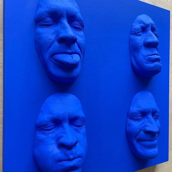 gregos - All blue moods, Antiek en Kunst, Kunst | Designobjecten