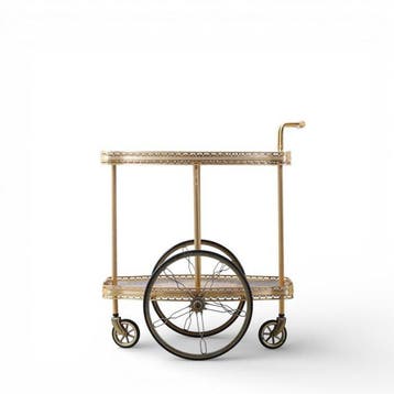 Chariot de service - Métal doré
