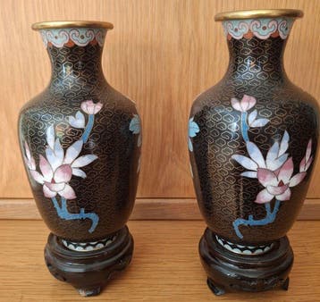 Vase (2) - Cloisonné