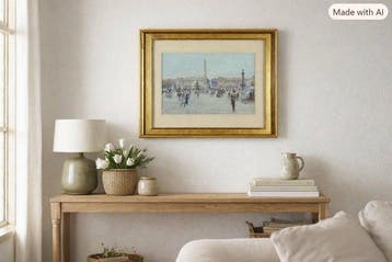 Georges Stein (1864 - 1917) - Vue de la place de la Concorde