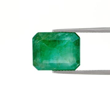 1 pcs Groen Smaragd - 9.41 ct - Guild Gem Laboratory