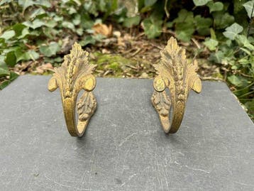 Set kapstokhaken - Brons - Gordijnklemmen