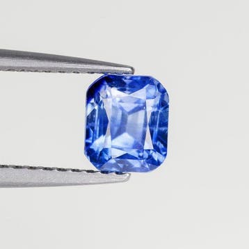 1 pcs Blauw Saffier - 1.58 ct - Asian Institute of