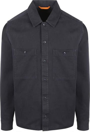 BOSS Overshirt Locky Navy maat Maat 52/54 (L) Heren, Vêtements | Hommes, Pulls & Vestes, Verzenden