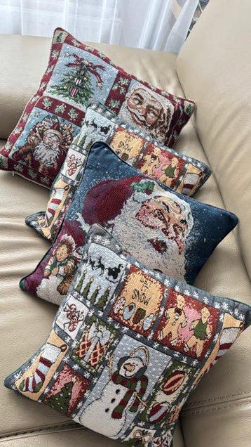 Kerstdecoratie (4) - Textiel - Vintage kerstkussenslope