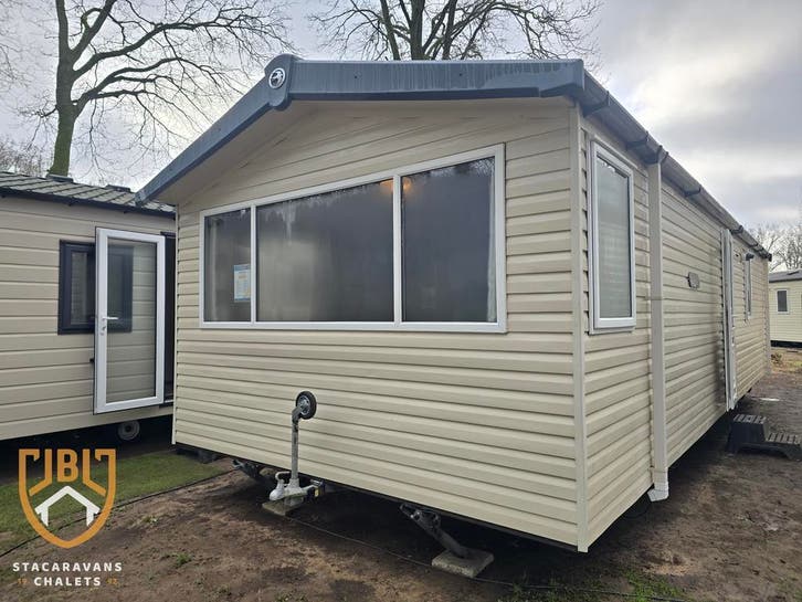 Swift Soleil Stacaravan | Gemeubileerd, Caravans en Kamperen, Stacaravans, tot en met 4