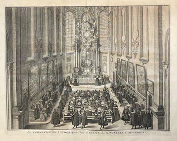 Bernard Picart (1673-1733) - (Protestants in Augsburg: set