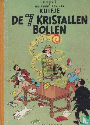Kuifje - De 7 kristallen bollen - 1956, Boeken, Stripverhalen, Gelezen, Eén stripboek, Verzenden