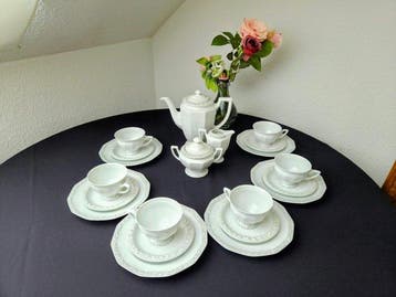 Rosenthal - „Maria“ Kaffeeservice – 15-teilig für 6 Personen
