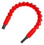 Flexibel verlengstuk voor hex bits (30 cm, rood), Verzenden, Nieuw