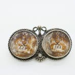 Sans prix de réserve - Broche Argent - En mémoire — vers