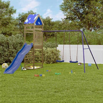 vidaXL Speelhuis geïmpregneerd grenenhout, Verzenden