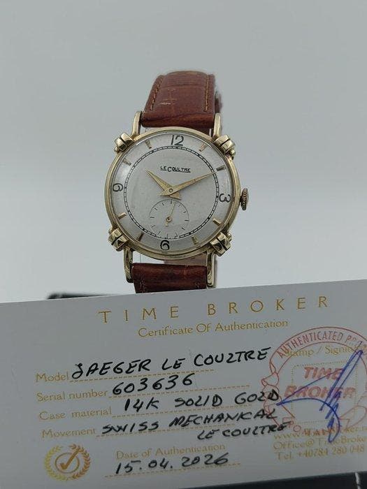 Jaeger-LeCoultre - Small Seconds – Fancy Lugs – Solid 14K, Bijoux, Sacs & Beauté, Montres | Hommes