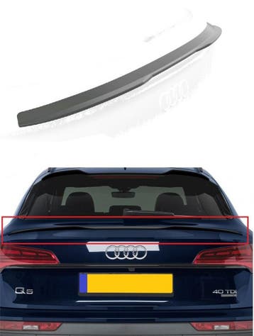 Carnamics Achterspoiler | Audi Q5 Sportback 21- 5-d |  zwart, Verzenden