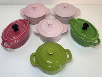 Style Le Creuset - Braadpan (6) - Geglazuurd keramiek