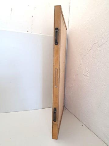 Vitrinekast - Printers tra - Hout - 83x 53 cm, Antiek en Kunst