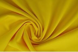 15 meter texture stof - Geel - 150cm breed, Verzenden, 120 cm of meer, Geel, Polyester