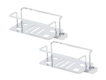 Veiling - 2x Beaux korf voor glijstang Ulis chroom
