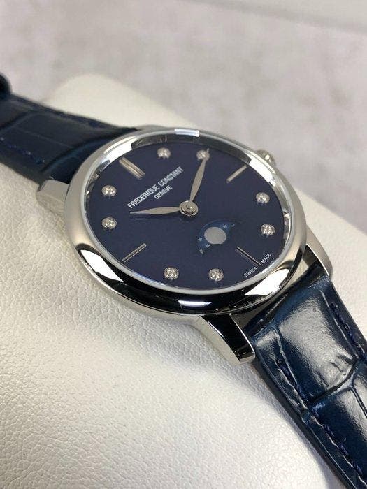 Frédérique Constant - Slimline Moonphase Mother of Pearl, Bijoux, Sacs & Beauté, Montres | Hommes