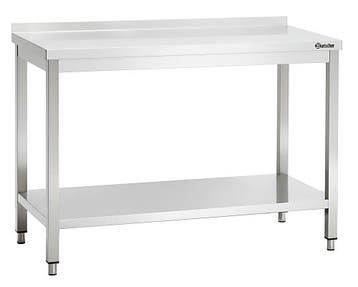 Werktafel RVS met achteropstand + bodemschap | 700mm diep |, Verzenden, Nieuw in verpakking