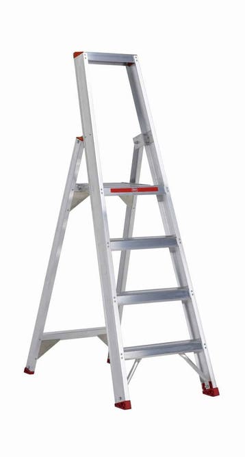 Altrex enkele trapladder Sierra 4 treden, Ophalen of Verzenden, Nieuw, Trap, Minder dan 2 meter