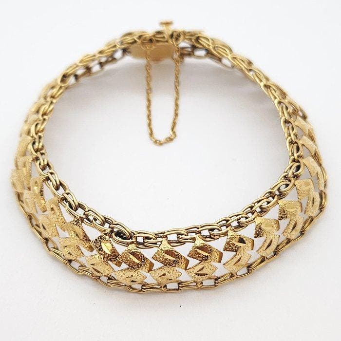 Armband - 18 karaat Geel goud, Handtassen en Accessoires, Armbanden