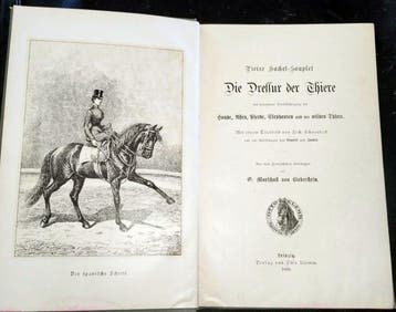 Hachet-Souplet, Pierre - Die Dressur der Thiere mit, Antiek en Kunst