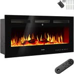 tectake Elektrische wandhaard - 127 x 12 x 43 cm