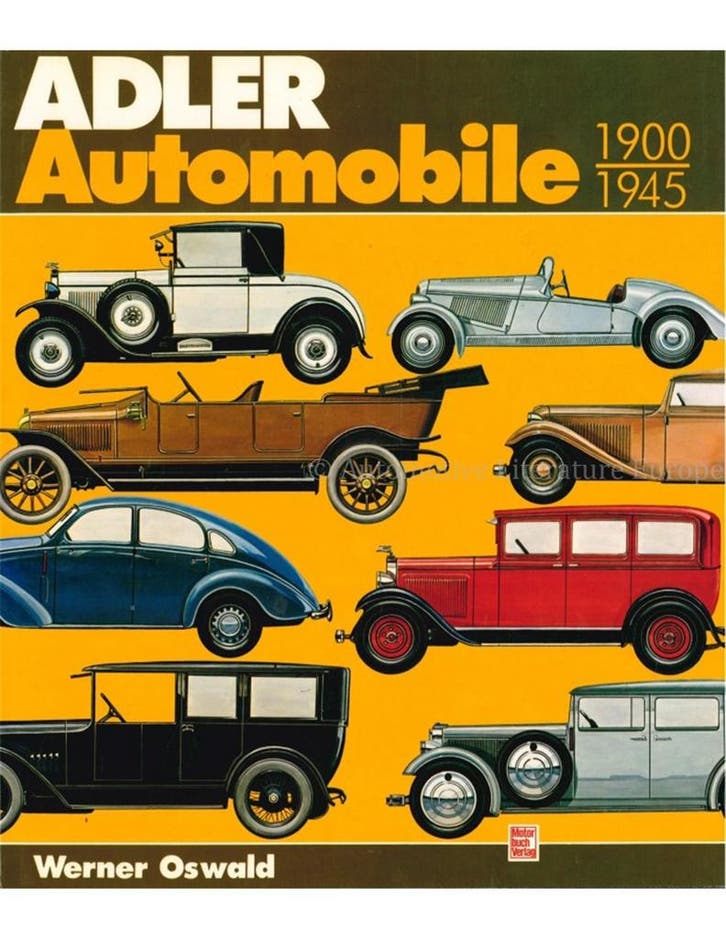ADLER AUTOMOBILE 1900 - 1945, Boeken, Auto's | Boeken, Ophalen of Verzenden