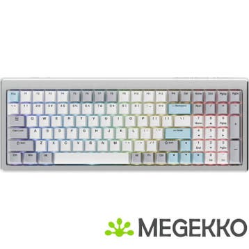 Ducky Cushion 98 Shush Red Switch Silver Silent Mechanisch, Computers en Software, Verzenden, Nieuw