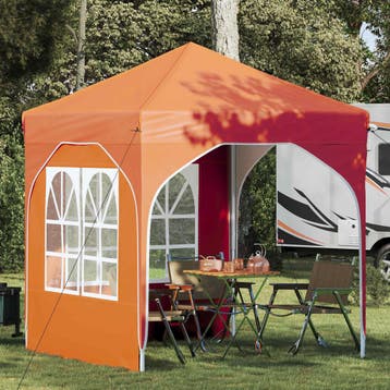 vidaXL Pop-up Feesttent 192 x 192 x 245 cm Oranje, Verzenden, Nieuw